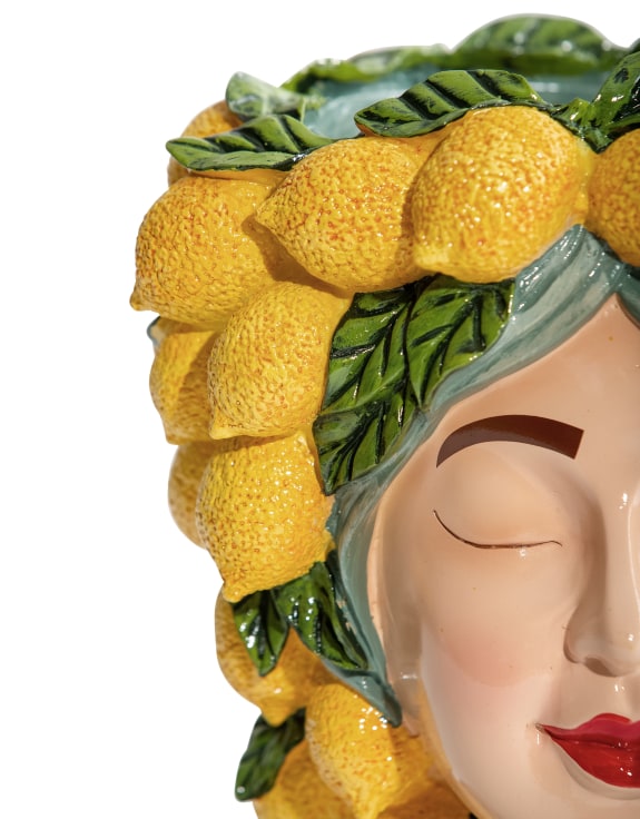 Lemon Lady Vase