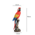 Scarlet Macaw Parrot Ornament - Floral Fawna