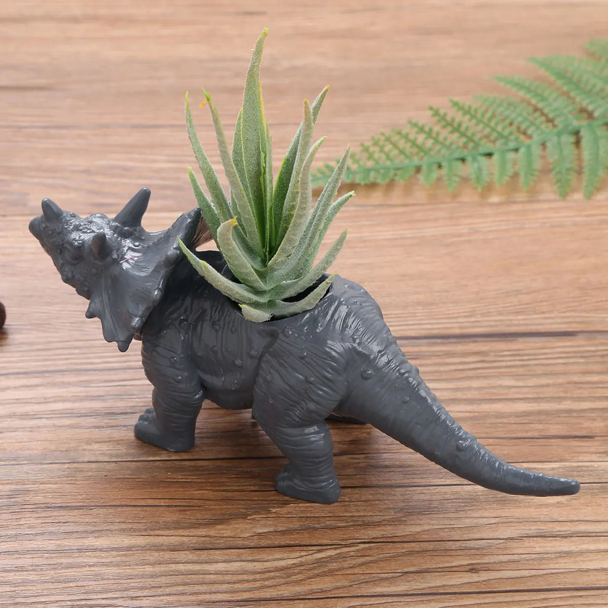 Vibrant Dinosaur Planter - Floral Fawna