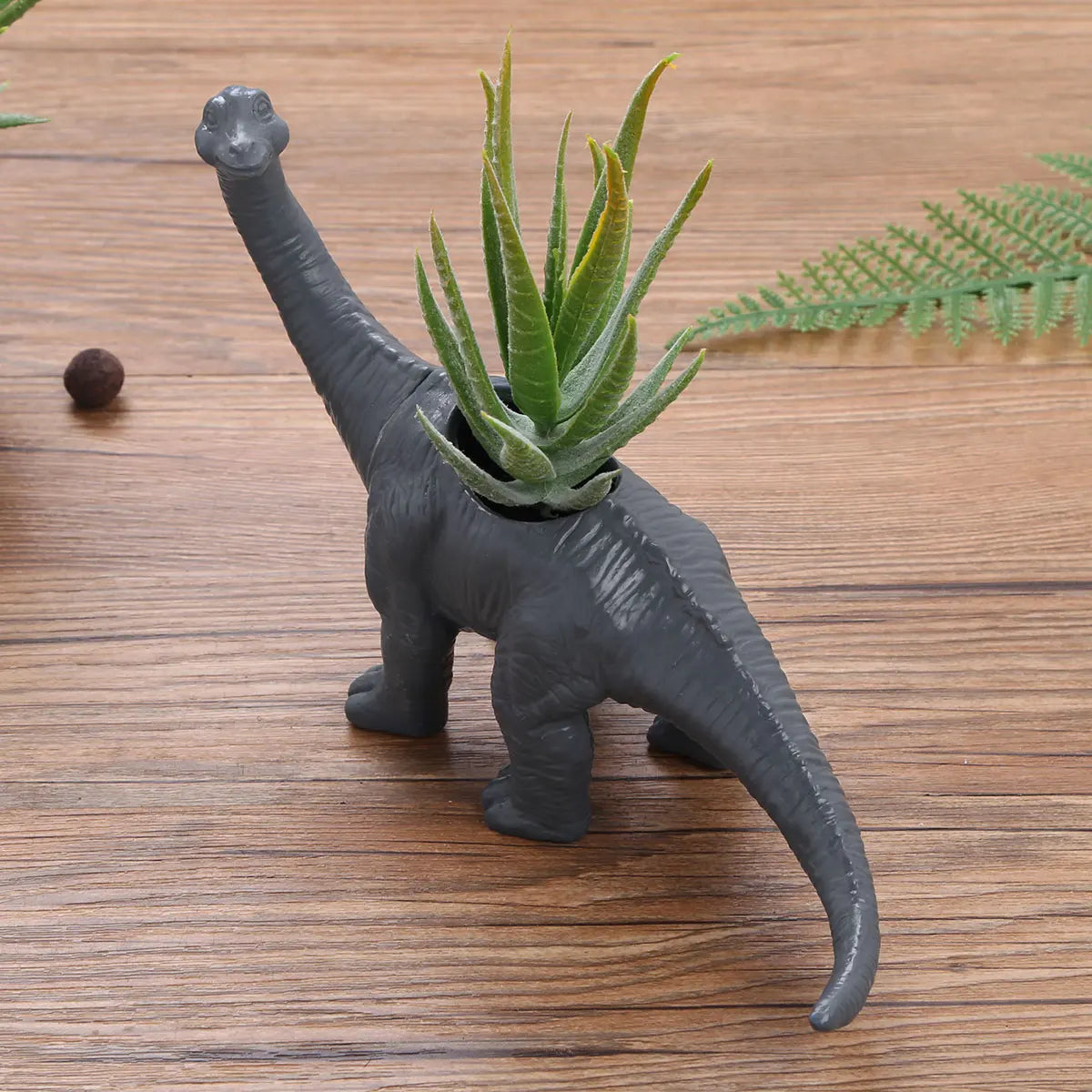 Vibrant Dinosaur Planter - Floral Fawna