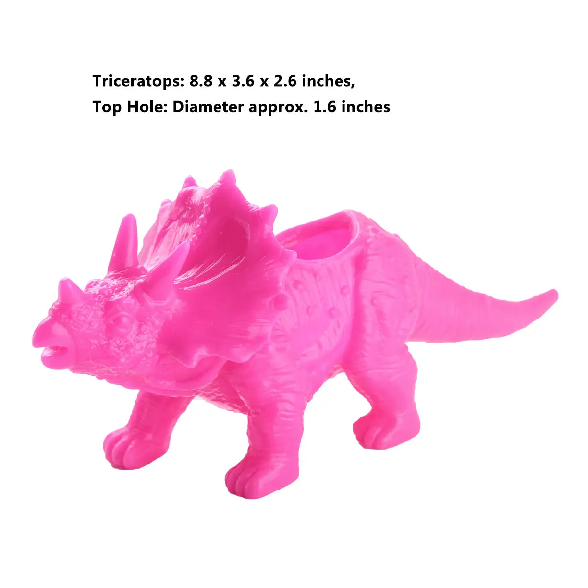 Vibrant Dinosaur Planter - Floral Fawna