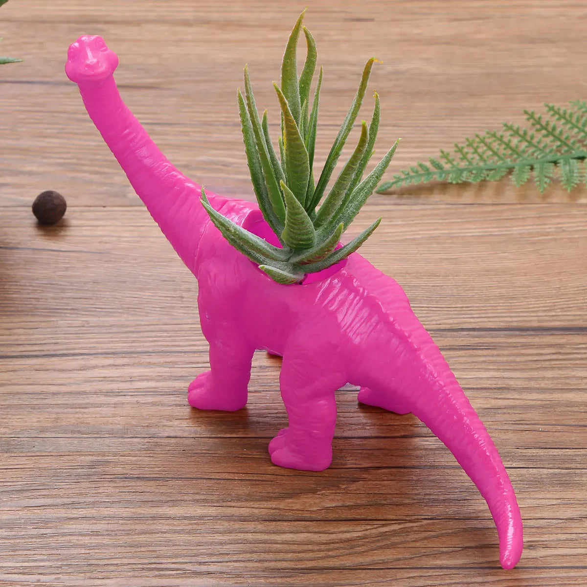 Vibrant Dinosaur Planter - Floral Fawna