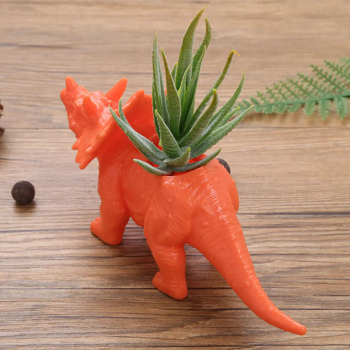 Vibrant Dinosaur Planter - Floral Fawna