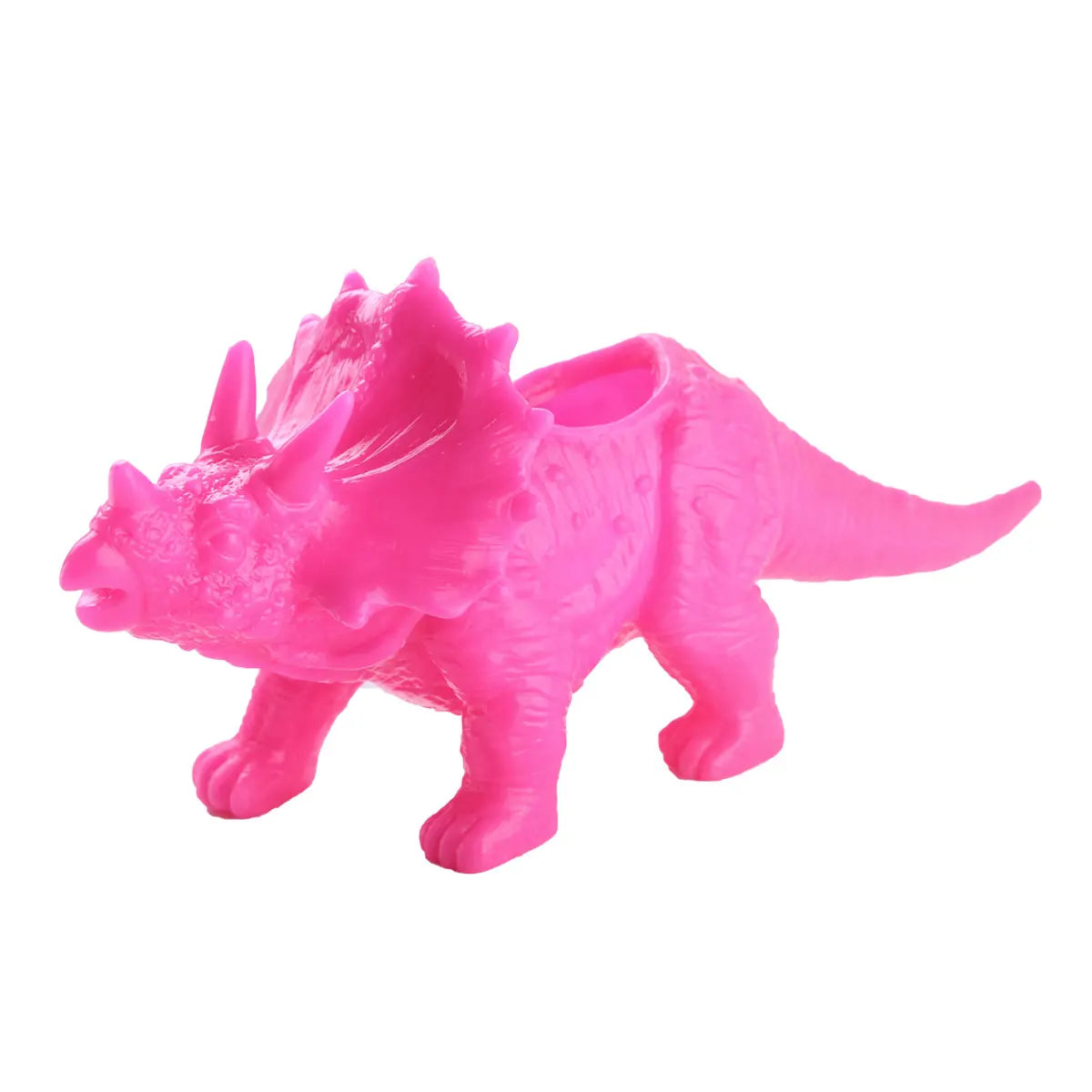 Vibrant Dinosaur Planter - Floral Fawna