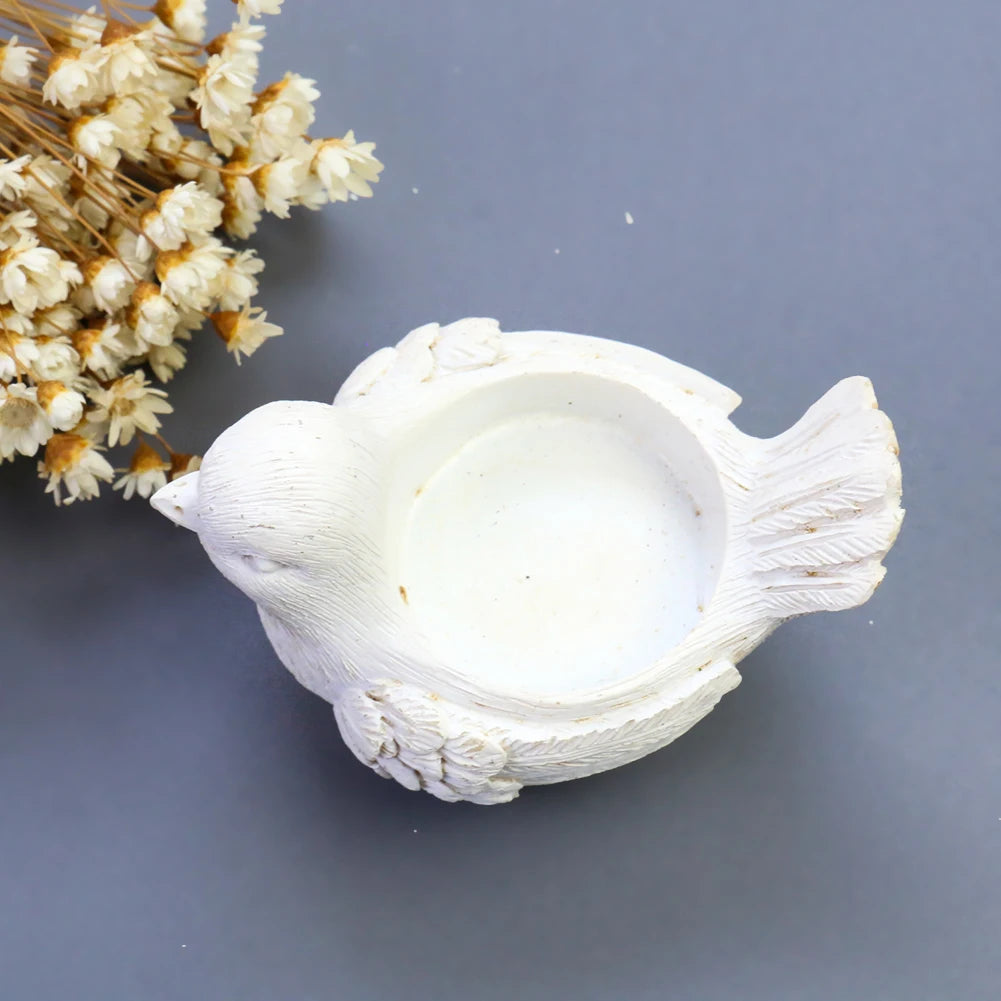 Bird Tea Light Holder - Floral Fawna