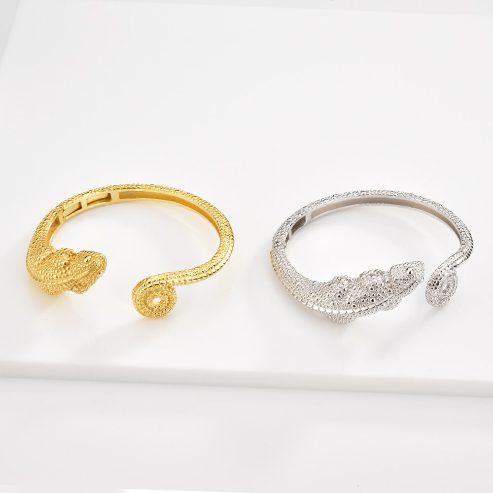 Sterling Silver Chameleon Bracelet