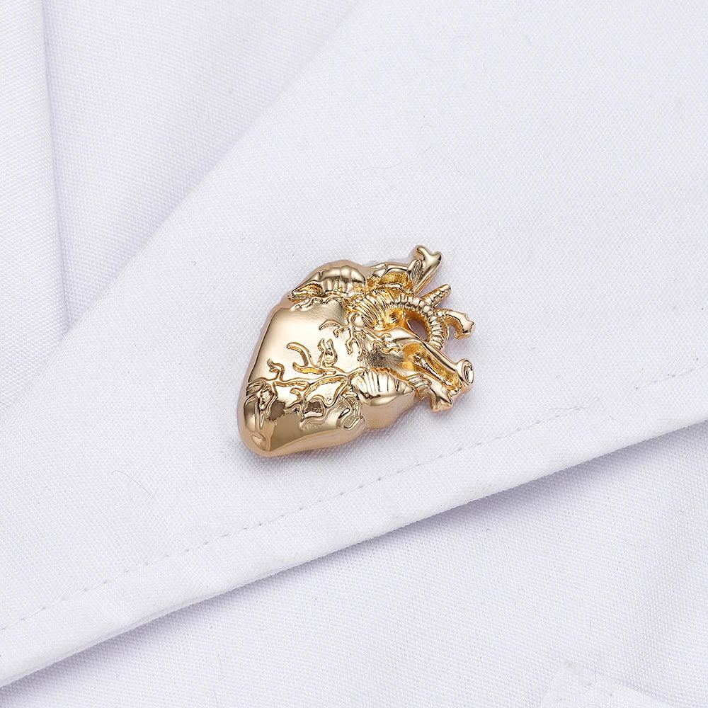 Anatomical Heart Brooch - Floral Fawna