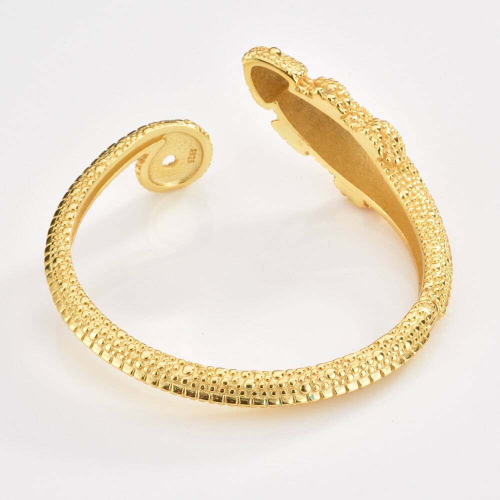 Sterling Silver Chameleon Bracelet