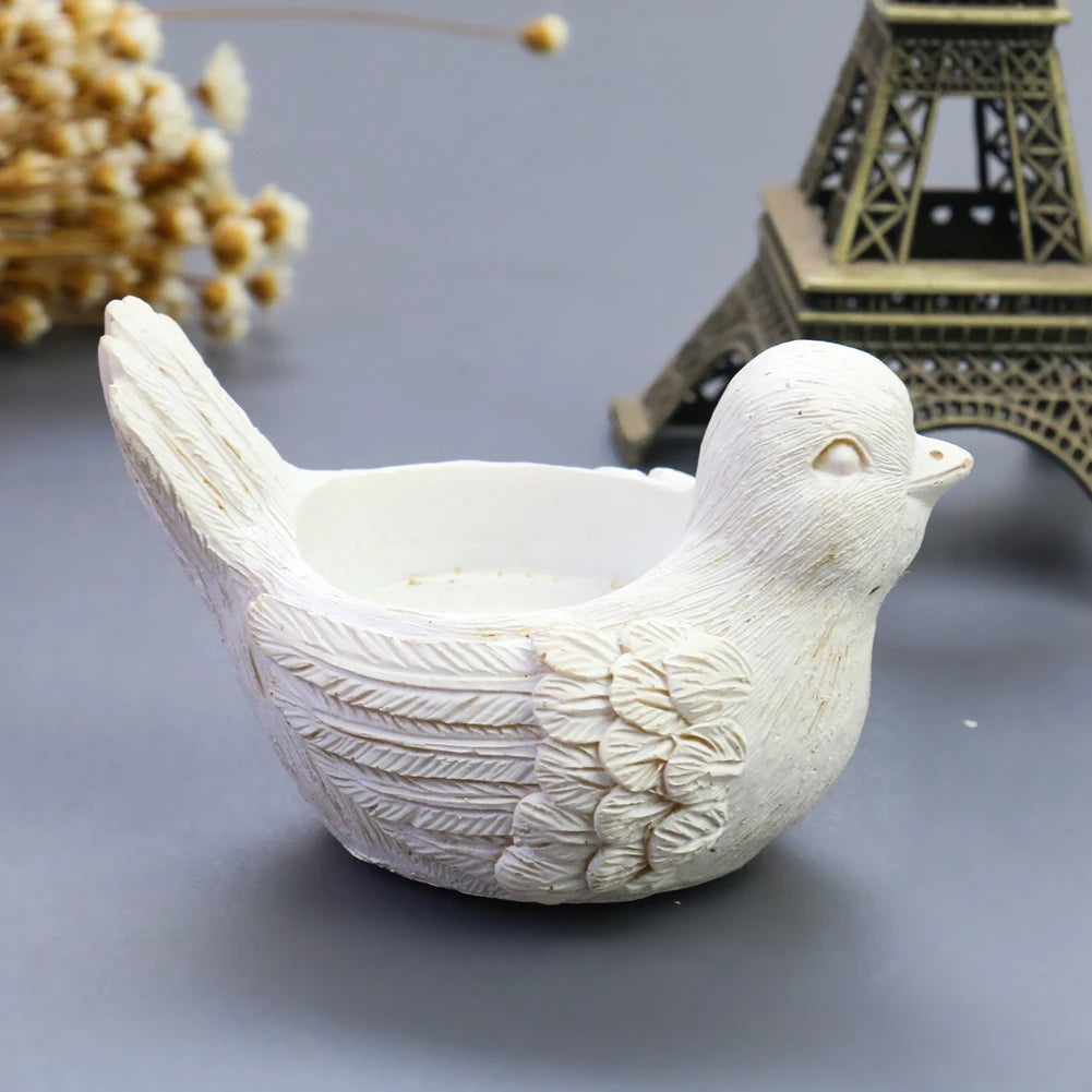 Bird Tea Light Holder - Floral Fawna