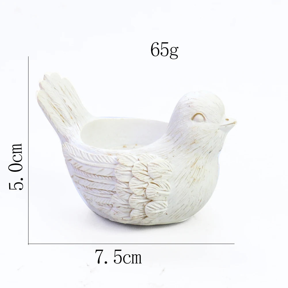 Bird Tea Light Holder - Floral Fawna