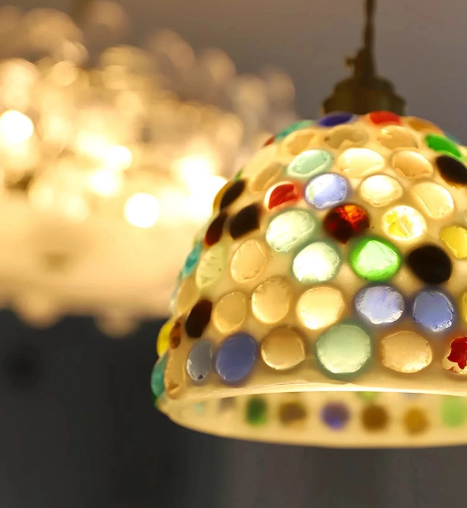 Mediterranean Sea Shell Pendant Lamp - Floral Fawna