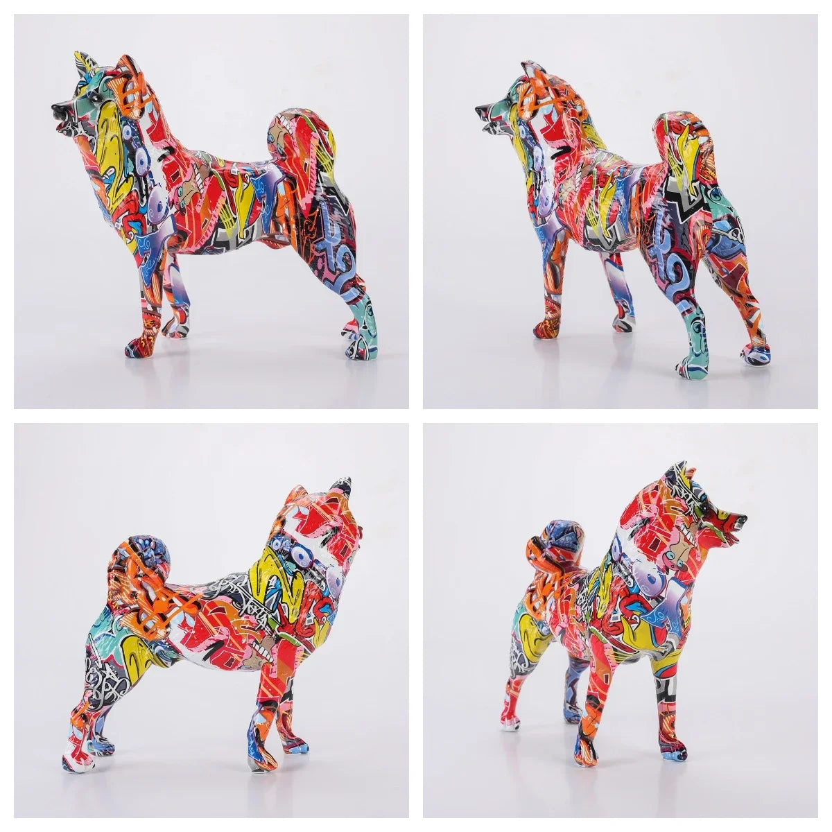 Abstract Akita Sculpture