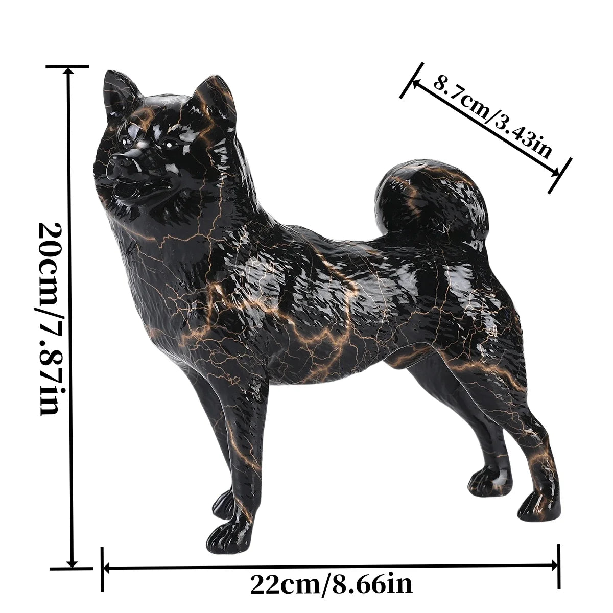 Abstract Akita Sculpture