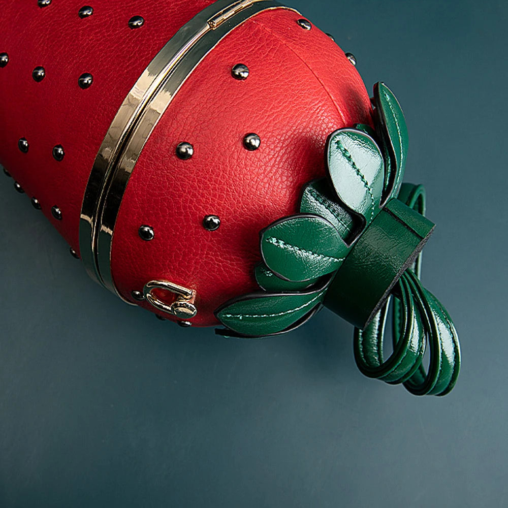 Strawberry Shoulder Bag - Floral Fawna
