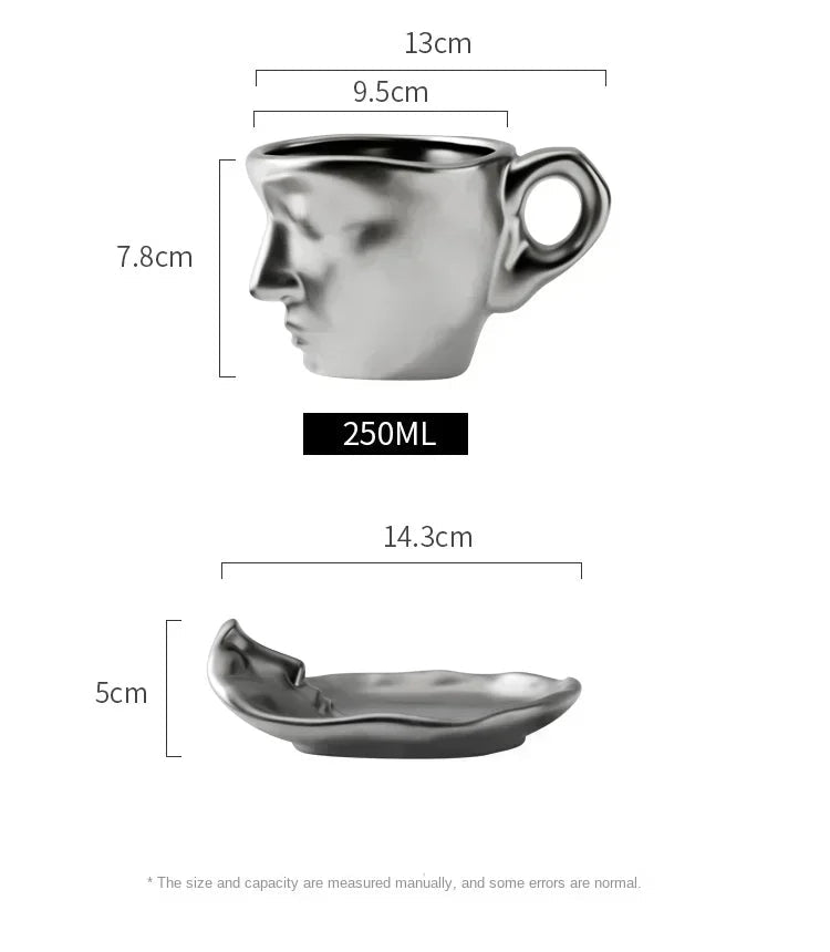 Kissing Ceramic Cup Tea Set - Floral Fawna