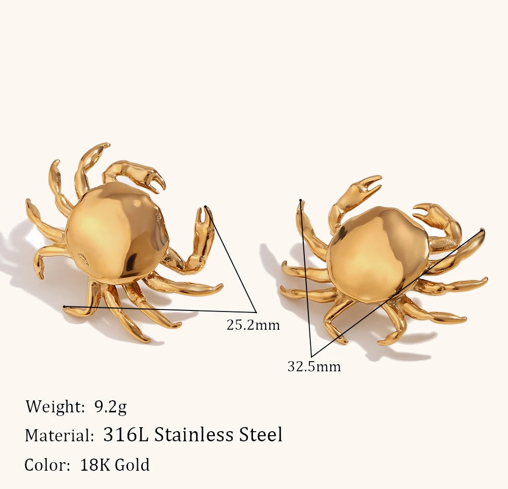 Crab Stud Earrings