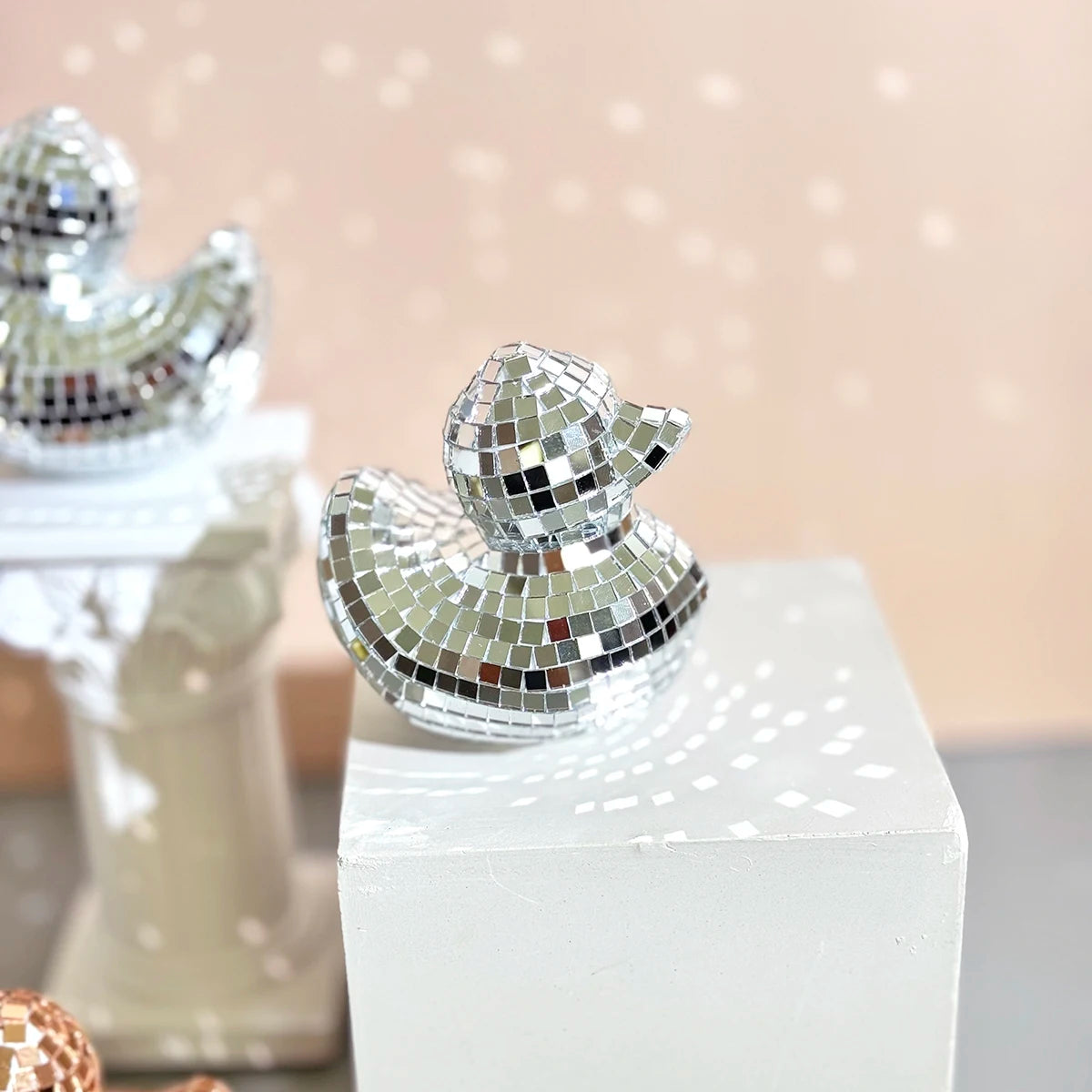 Disco Duck Ornament For Fun Party Decor | Floral Fawna