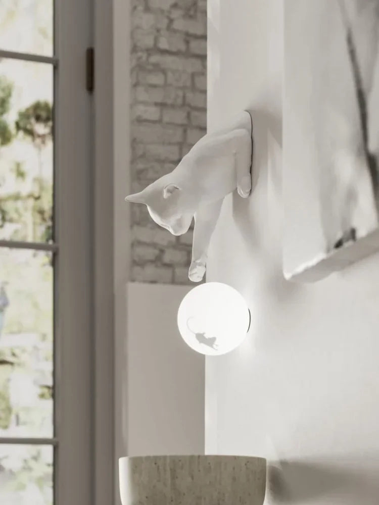 Cat & Mouse Wall Lamp