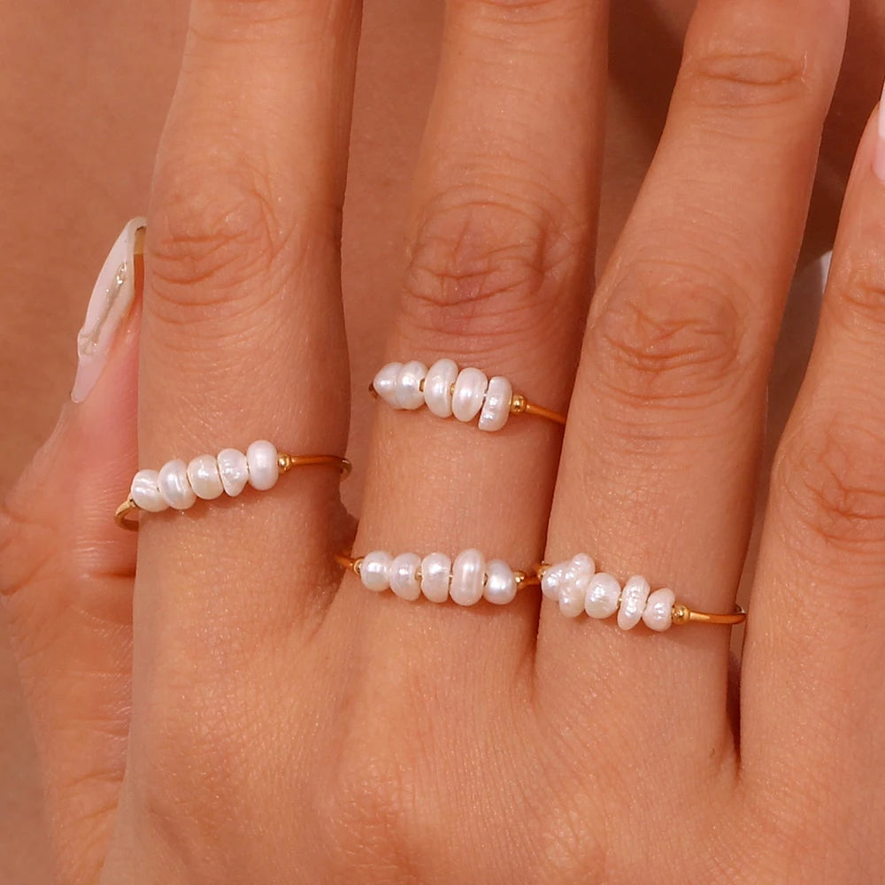 Natural Freshwater Pearl Ring