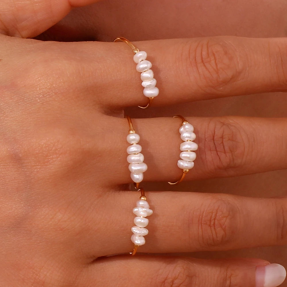 Natural Freshwater Pearl Ring