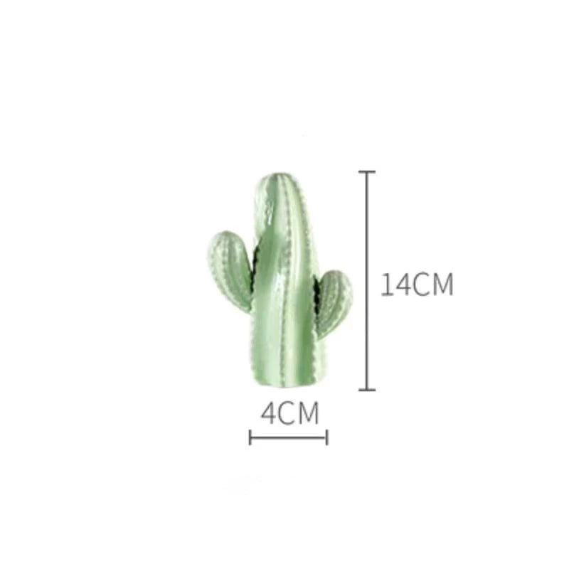 Ceramic Cactus Sculptures - Floral Fawna