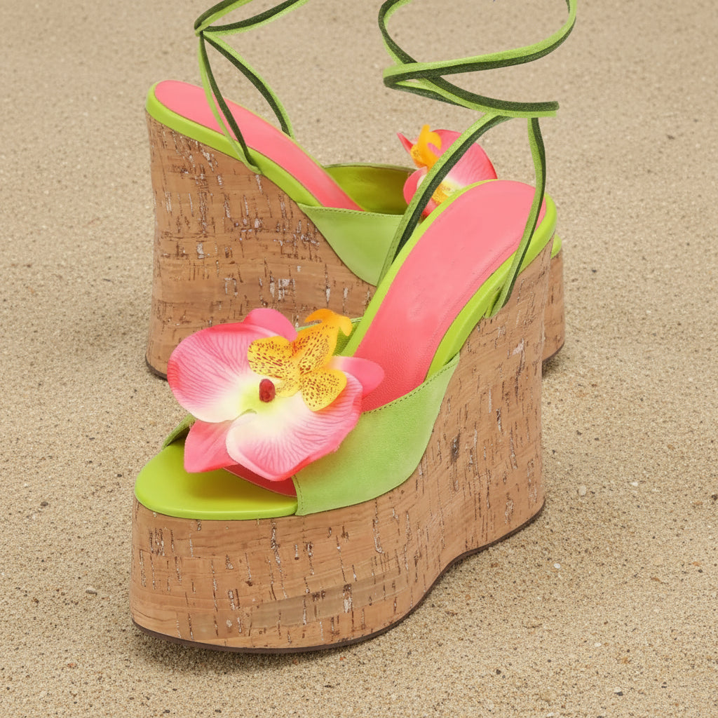 Iris Wedge Sandals