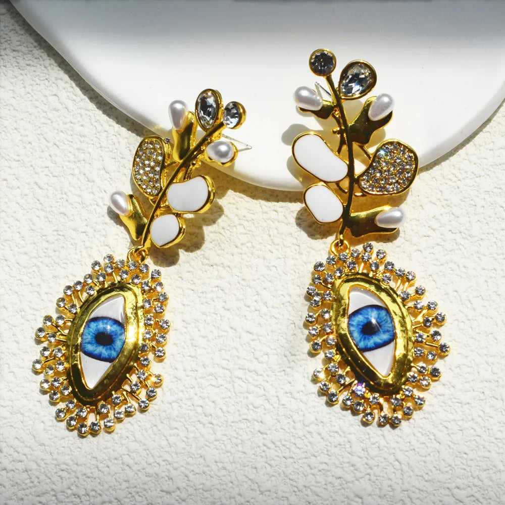 Vine & Eyes Dangle Earrings