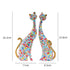 Two Cat Sculptures - Floral Fawna