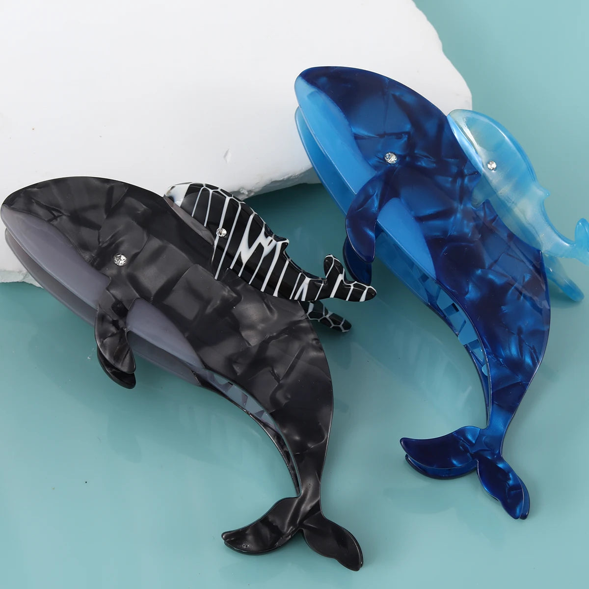 Whale Hair Claw - Floral Fawna
