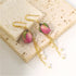 Pearl & Rose Drop Earrings - Floral Fawna