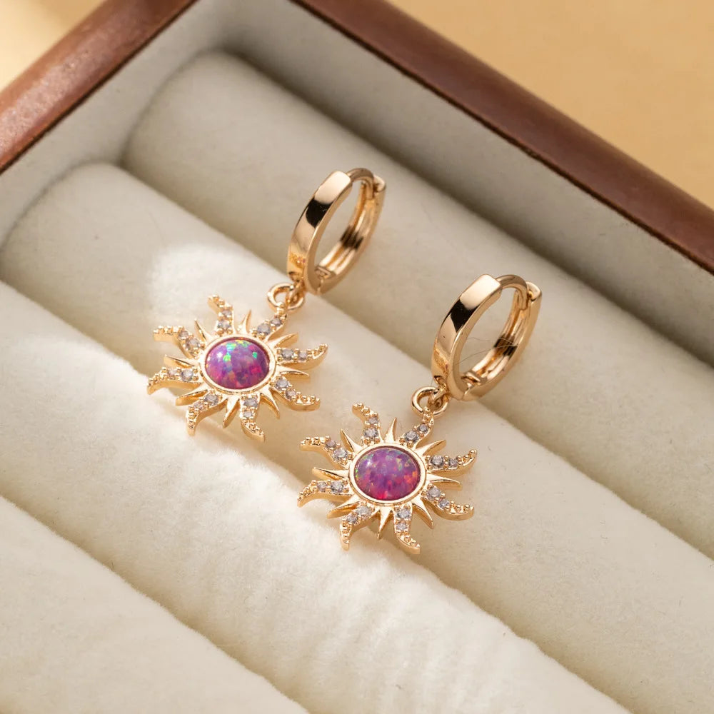 Opal Sun Jewellery Set - Floral Fawna