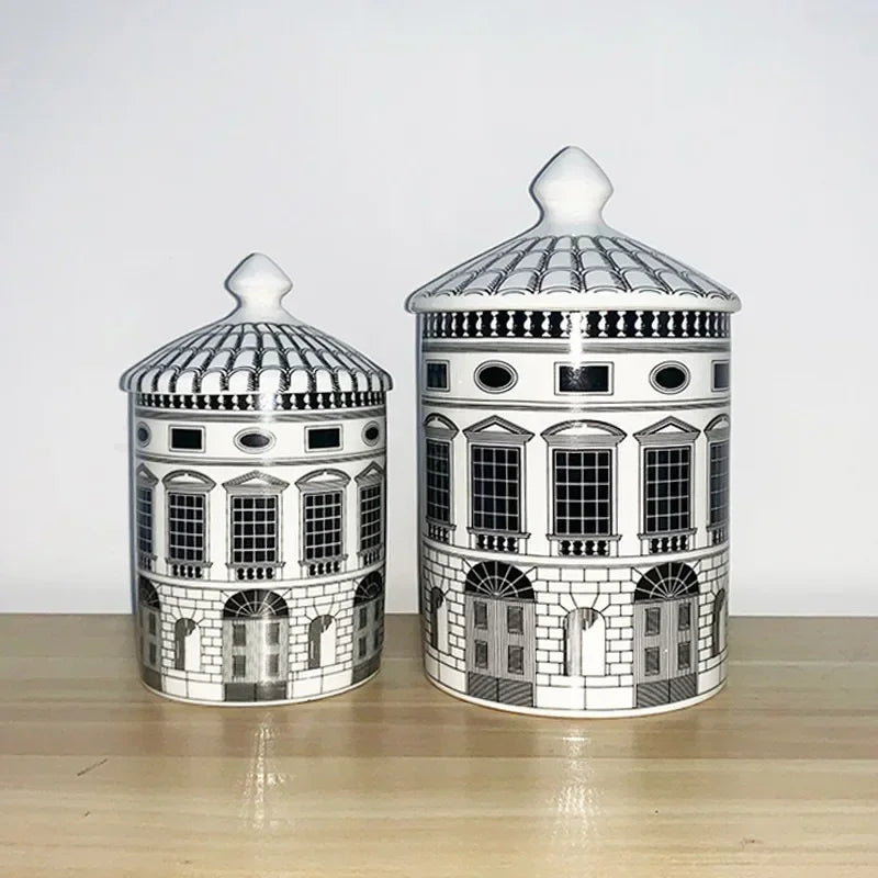 Ceramic Building Jar - Floral Fawna