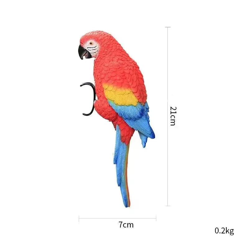 Parrot Plant Pot Decoration - Floral Fawna