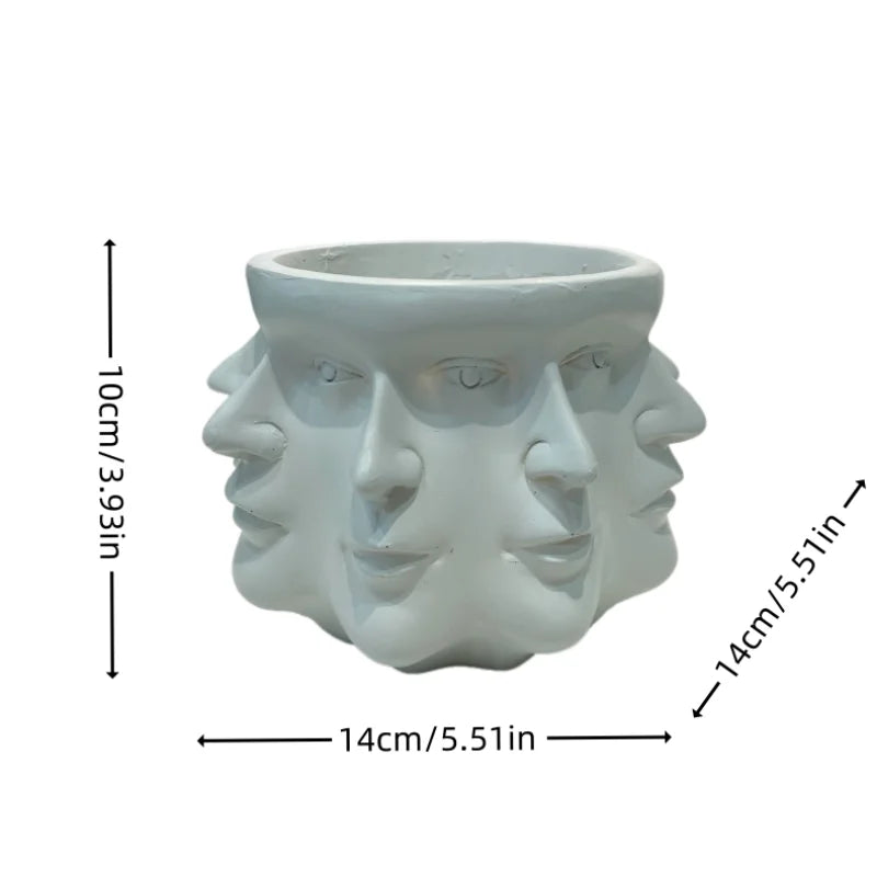 3D Multi Faceted Vase - Floral Fawna