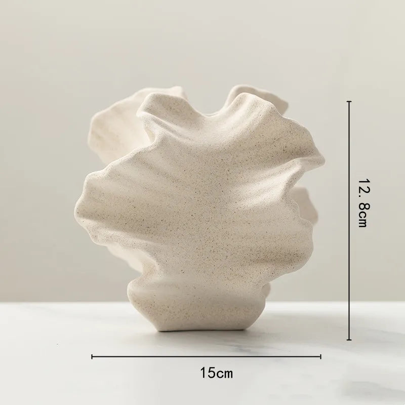 Petal Ceramic Vase - Floral Fawna