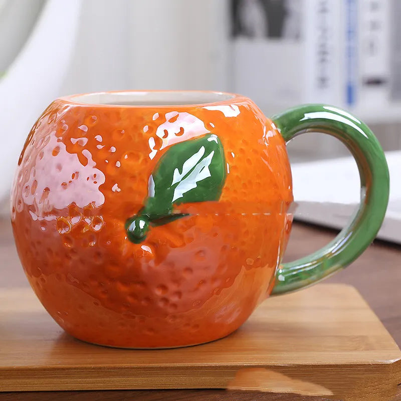 Ceramic Fruit Mug - Floral Fawna