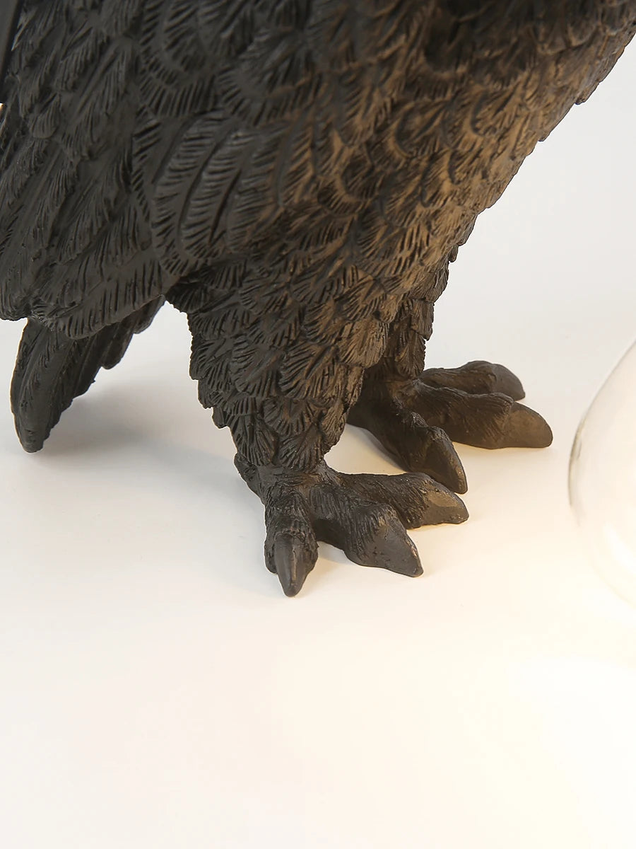 Owl Table Lamp - Floral Fawna