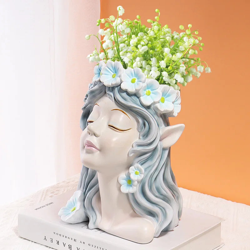 The Enchanted Flower Fairy Vase - Floral Fawna