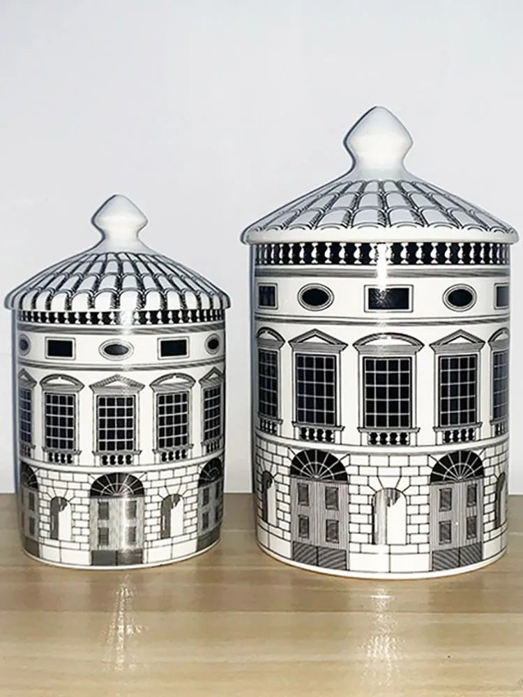 Ceramic Building Jar - Floral Fawna