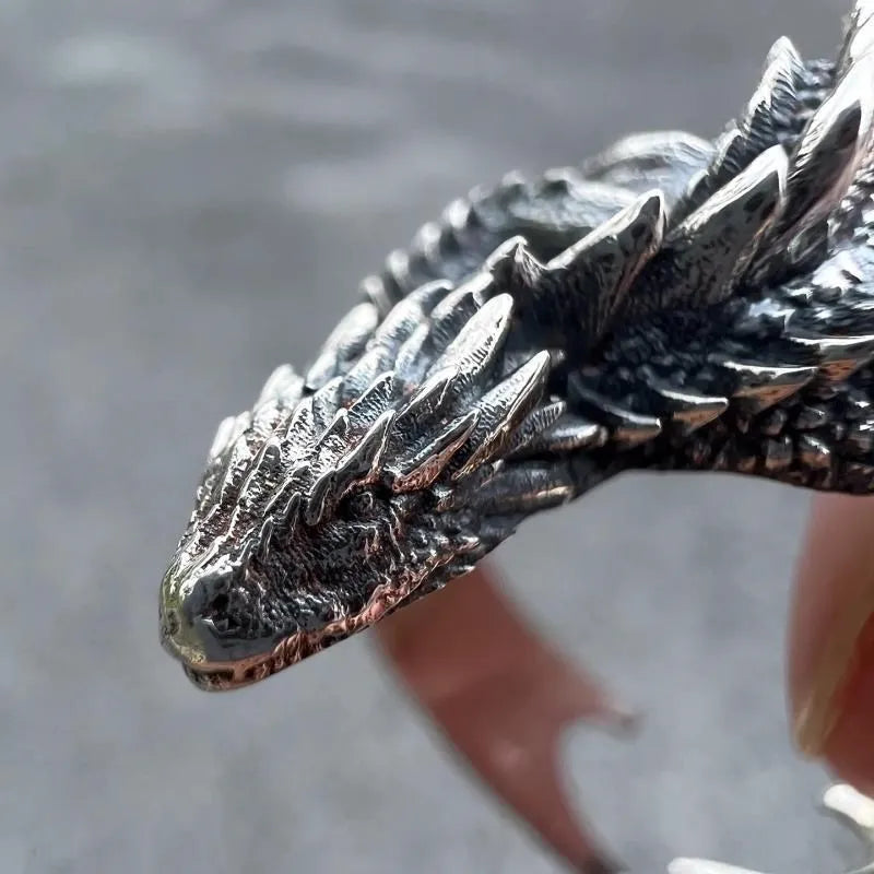 Resizable Dragon Ring - Floral Fawna