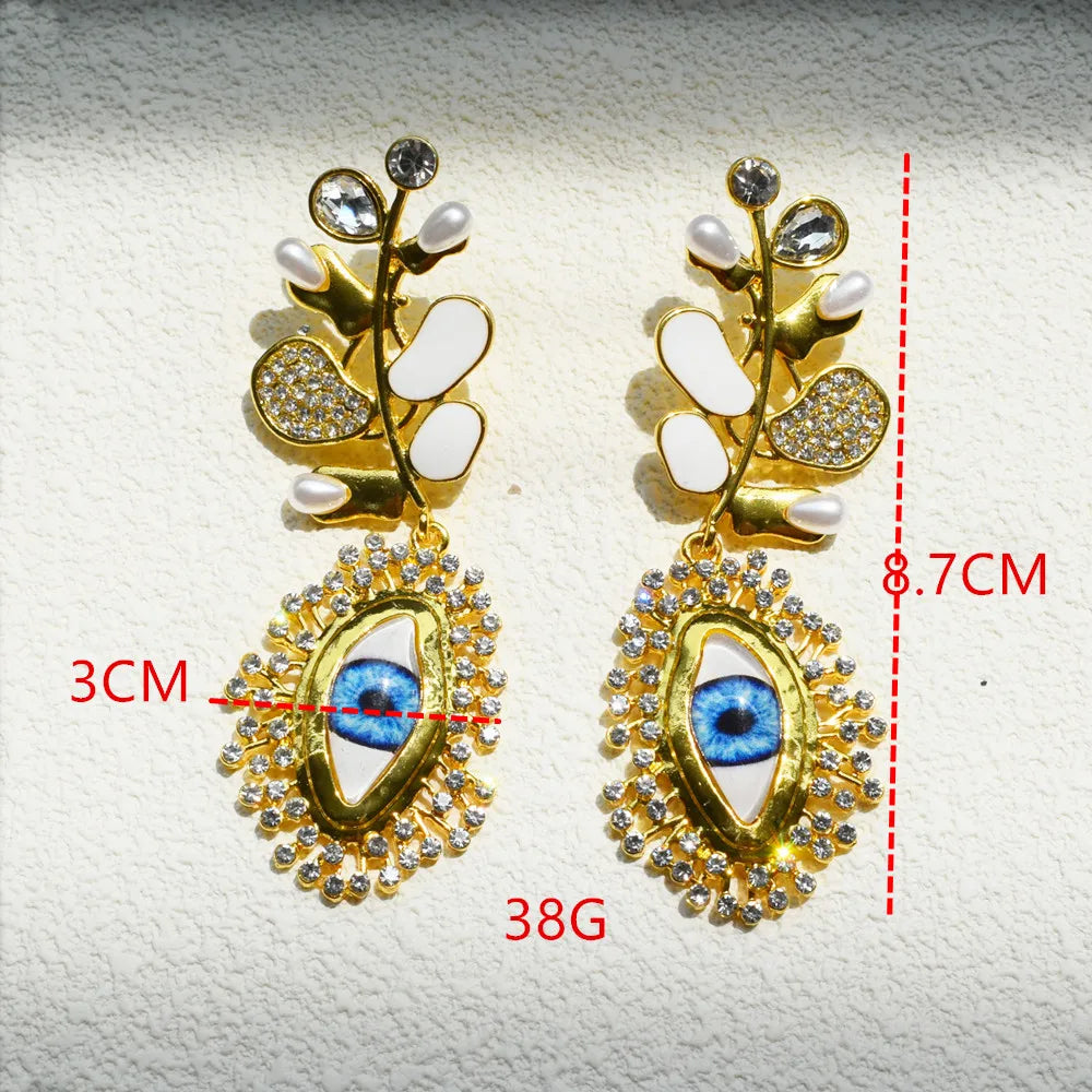 Vine & Eyes Dangle Earrings