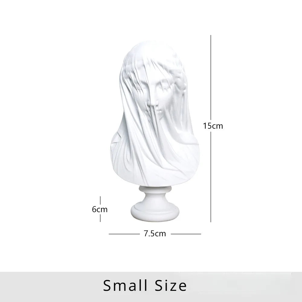 Veiled Lady Sculpture - Floral Fawna