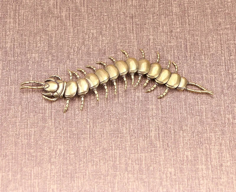 Movable Copper Centipede - Floral Fawna