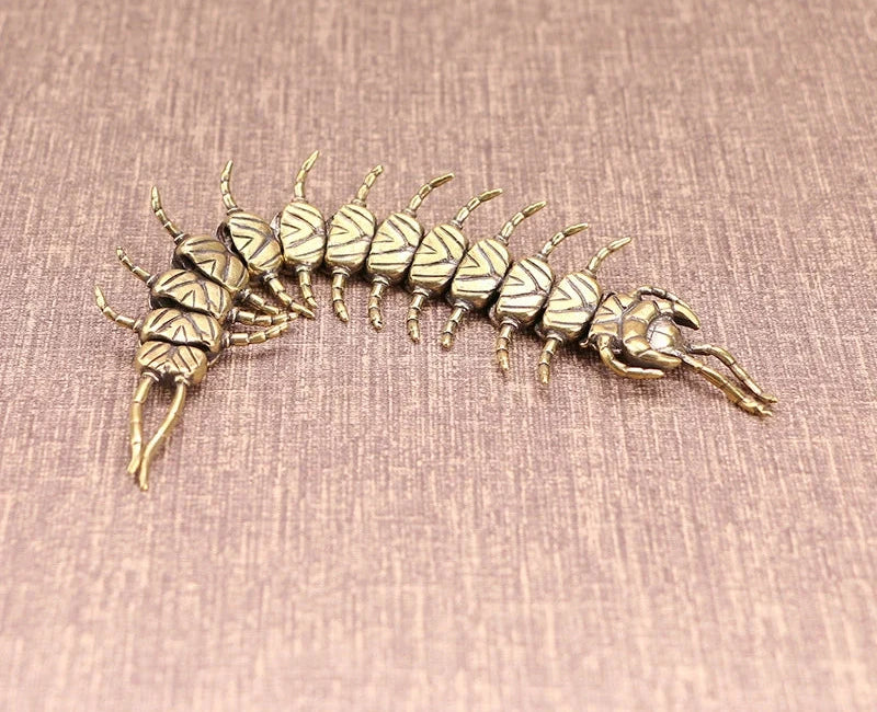 Movable Copper Centipede - Floral Fawna
