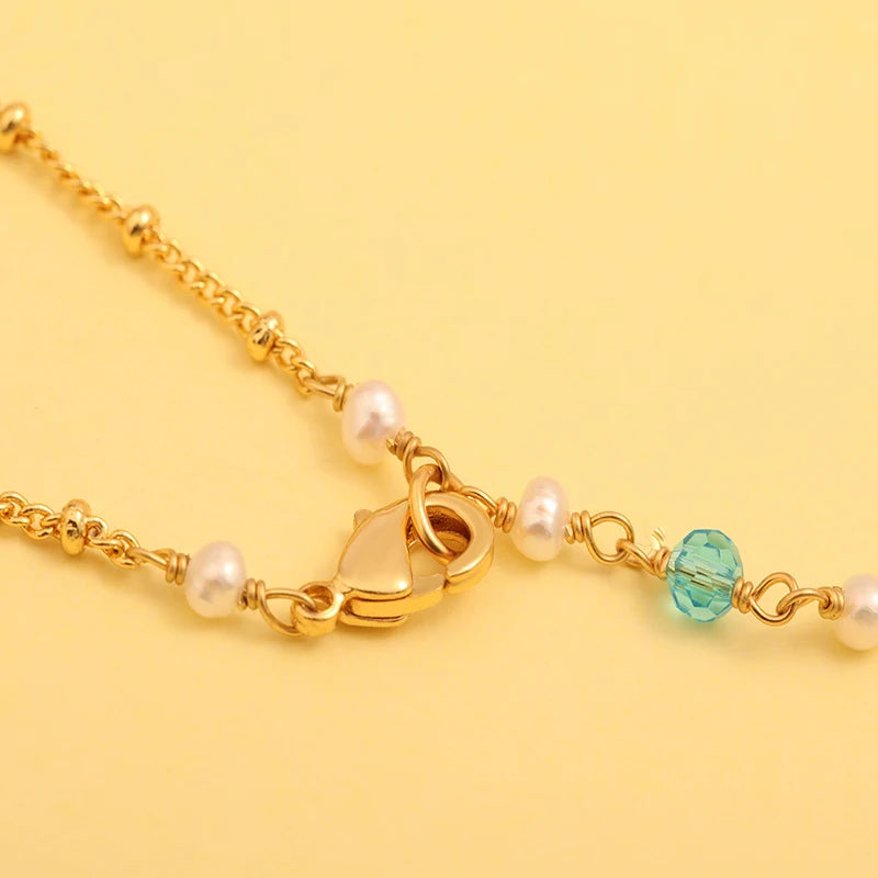 Enamel Lion Necklace - Floral Fawna