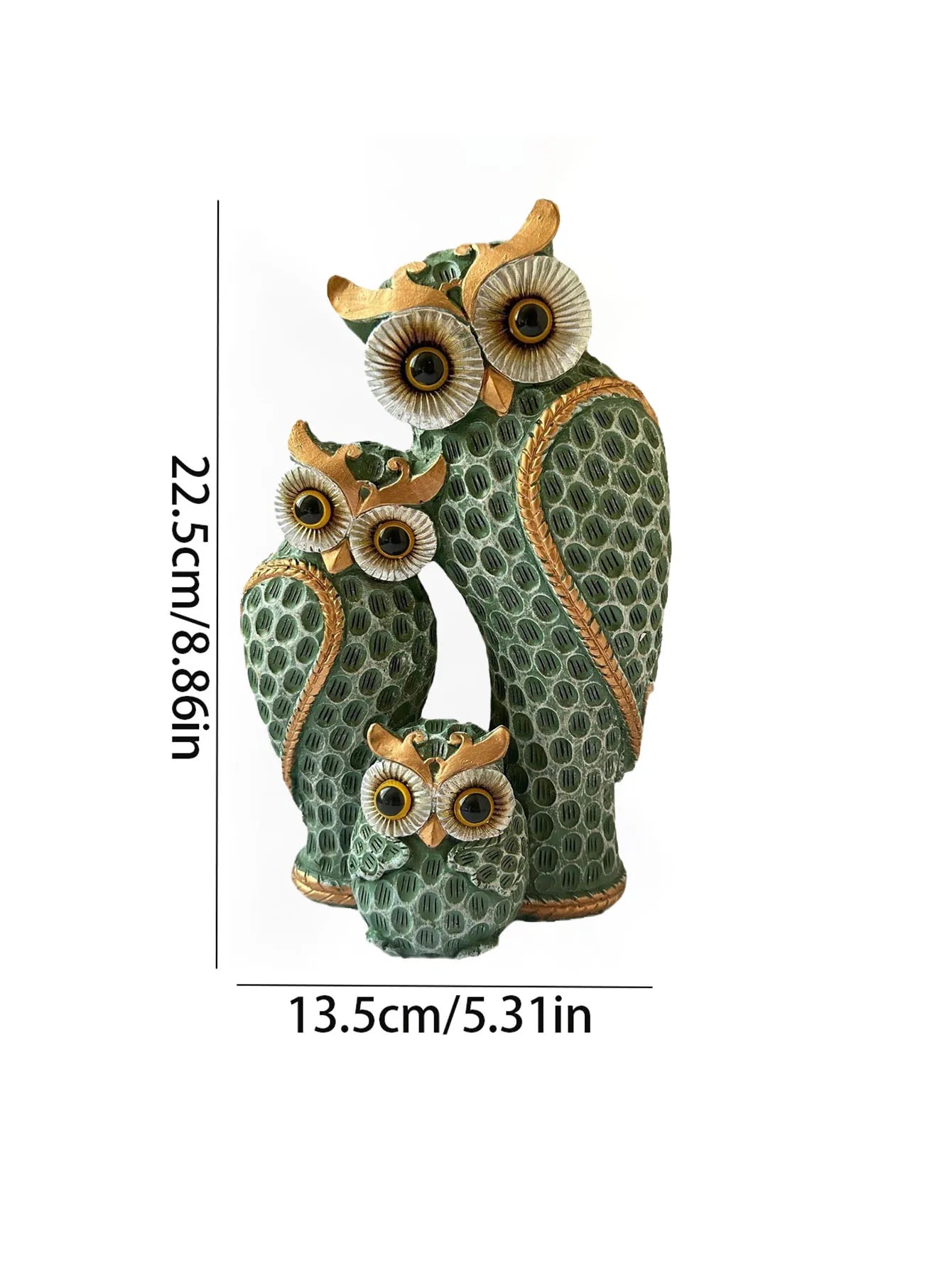Owl Family Ornament - Floral Fawna