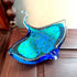 Glass Blown Sting Ray Sculpture - Floral Fawna