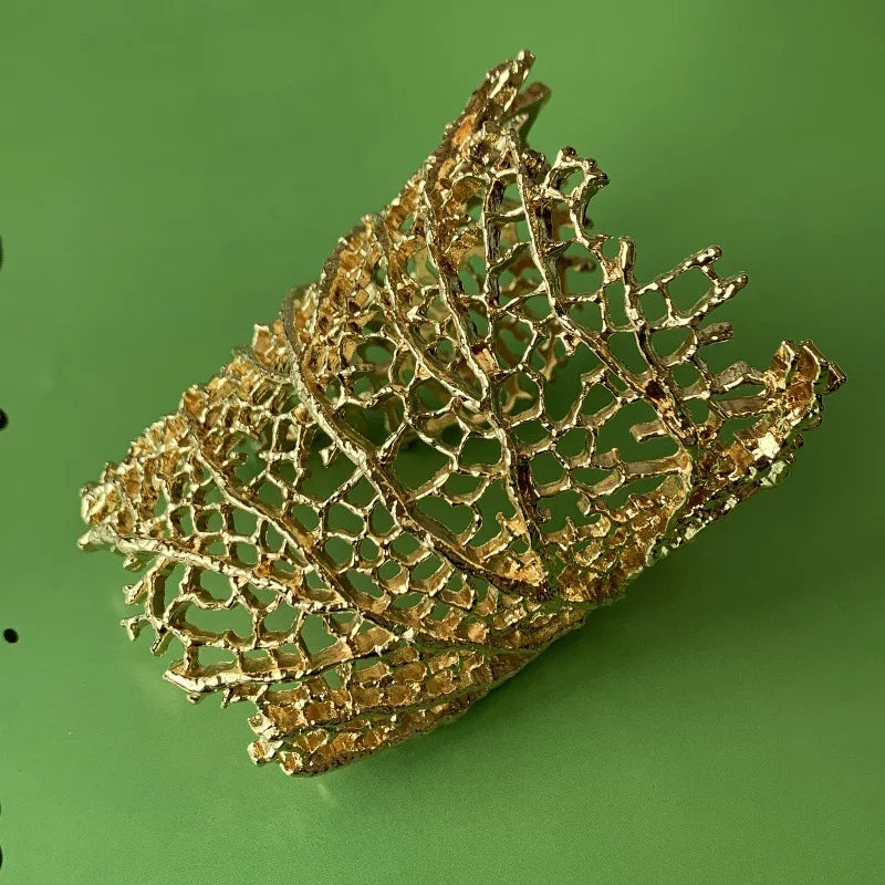 Coral Open Bracelet