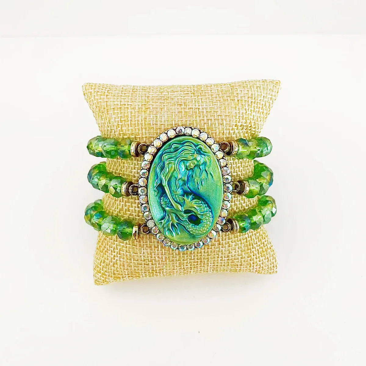 Mermaid Beaded Bracelet - Floral Fawna