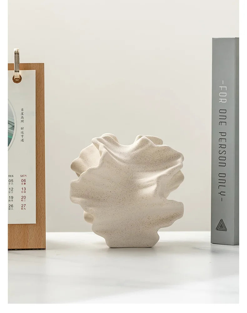 Petal Ceramic Vase - Floral Fawna
